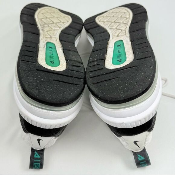 Nike Air Max Genome White Clear Emerald Black Athletic Lace Up Sneakers - Picture 14 of 15